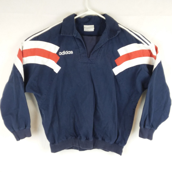 vintage adidas pullover jacket